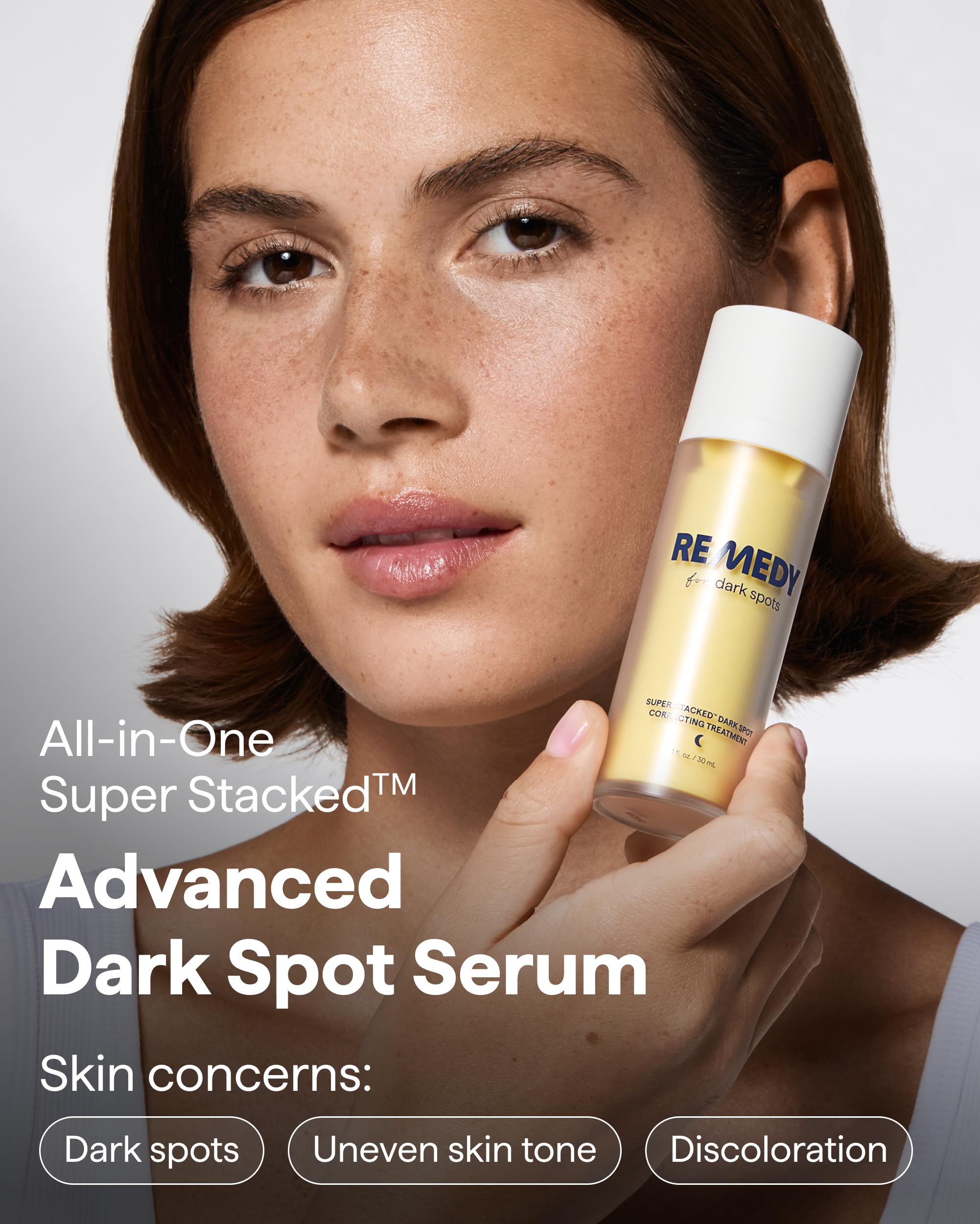 Remedy Science hyperpigmentation serum packaging showcasing dermatologist Dr Shah formulation details