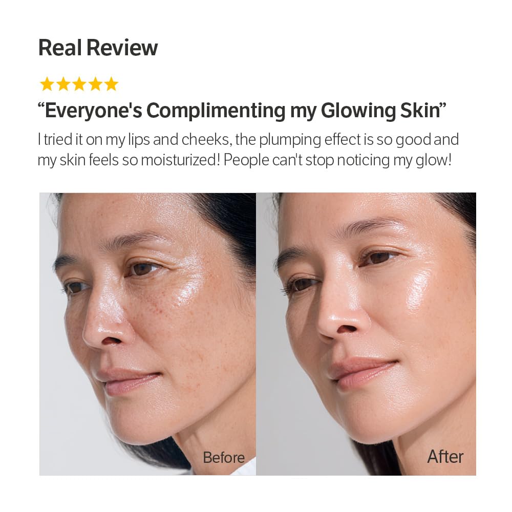 K beauty anti aging serum showing 300 dalton low molecular weight collagen technology