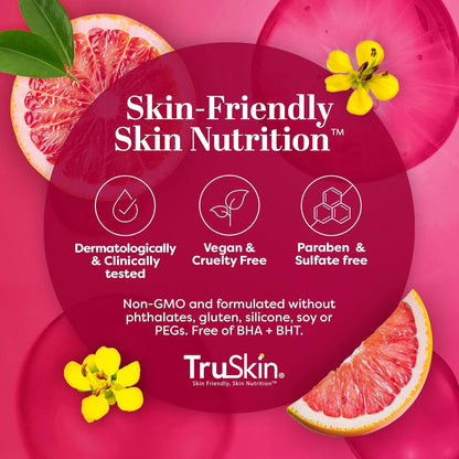 TruSkin facial serum with Niacinamide and Hyaluronic Acid for skin barrier