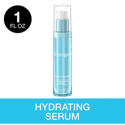 Neutrogena oil free face serum packaging showing ingredients list
