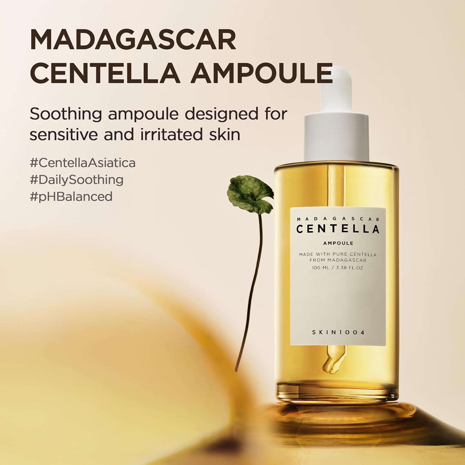 Authentic SKIN1004 Korean face serum bottle containing pure Centella Asiatica extract