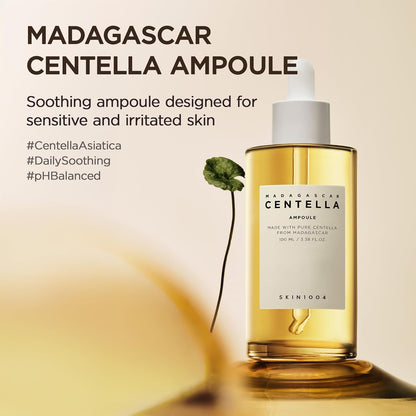 Authentic SKIN1004 Korean face serum bottle containing pure Centella Asiatica extract
