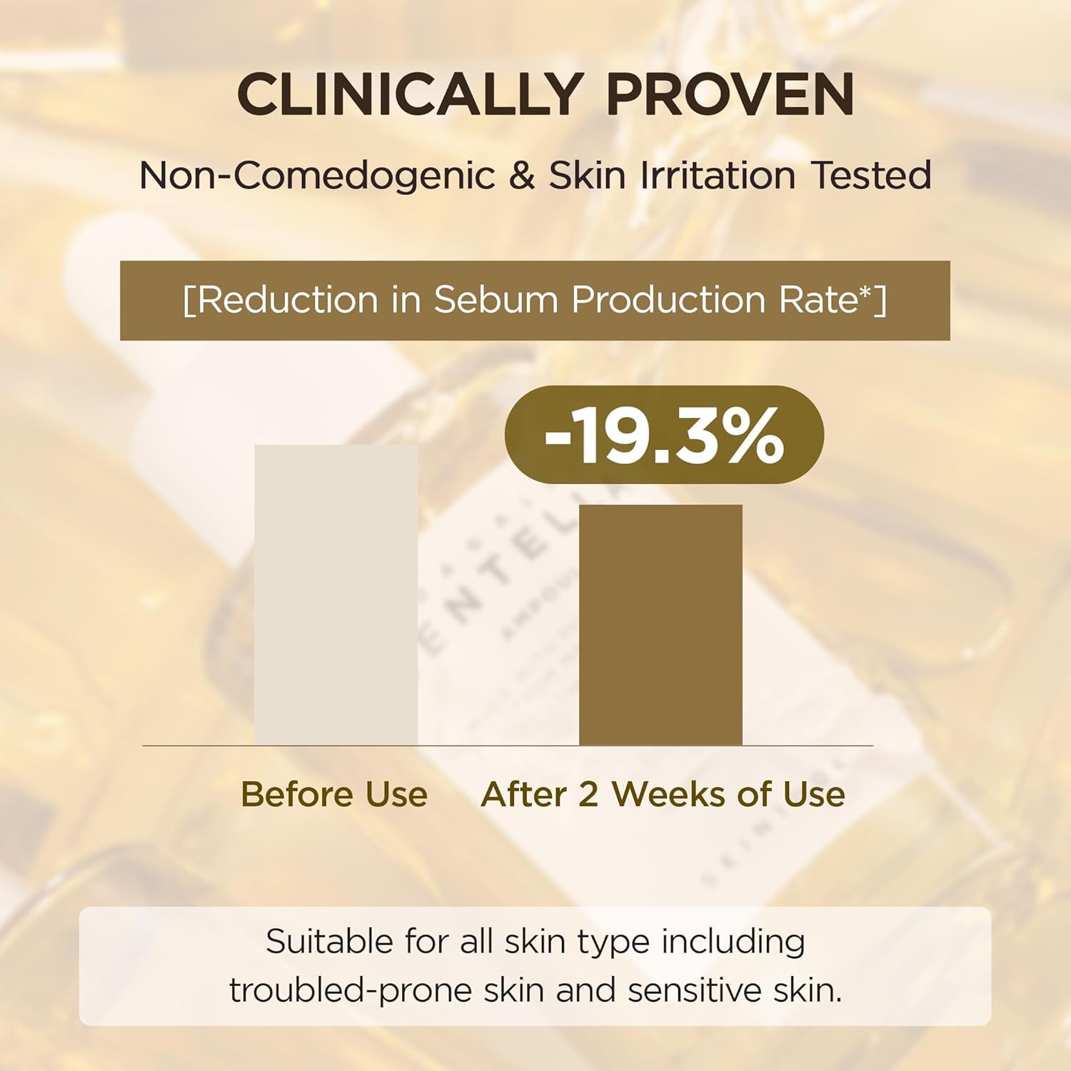 Lightweight water-like texture of the Madagascar Centella facial serum on skin
