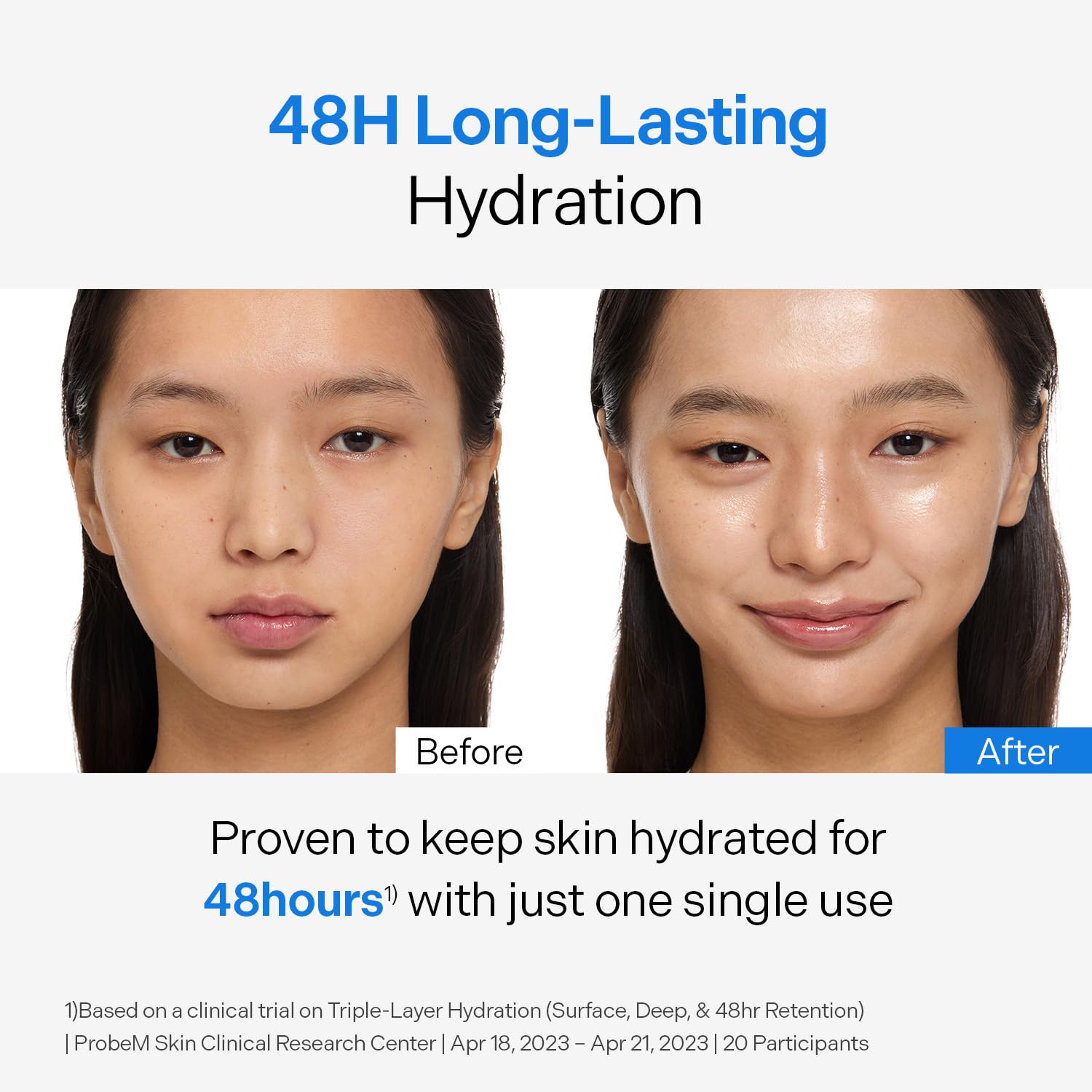 Torriden 5D hyaluronic acid complex facial moisturizer liquid texture visualization.