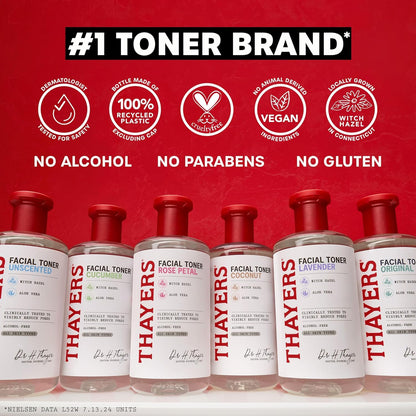 Thayers Milky Face Toner complete packaging box and bottle view