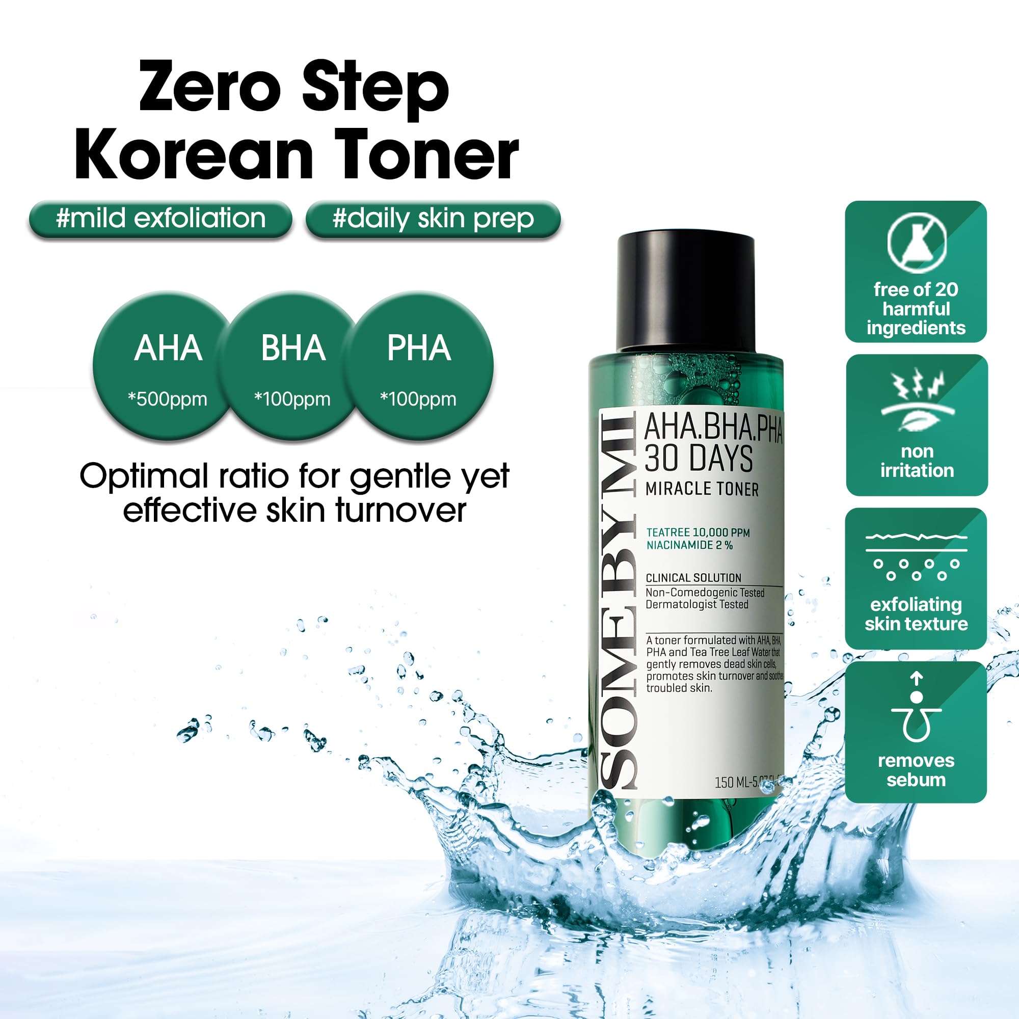 Some By Mi Miracle Toner bottle showing 150ml packaging