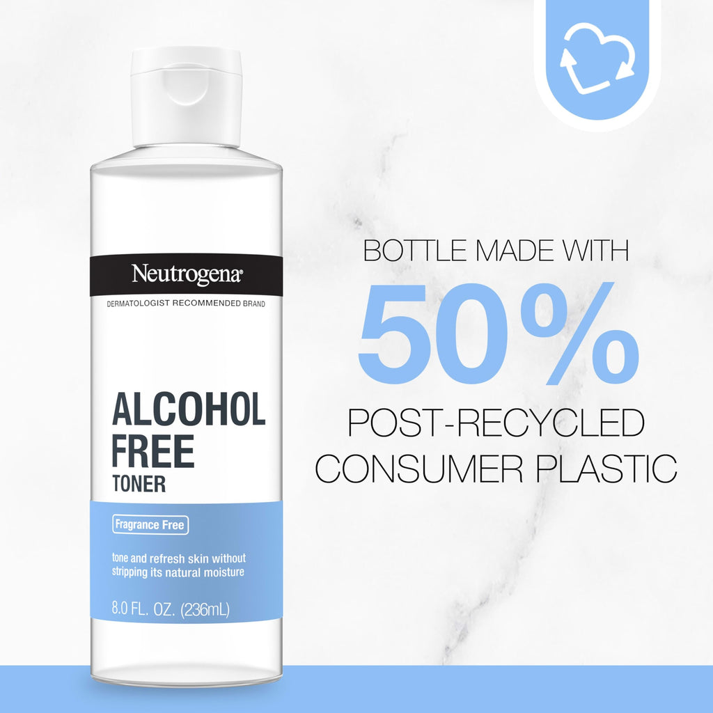 Neutrogena alcohol free gentle daily facial toner lifestyle skincare setting