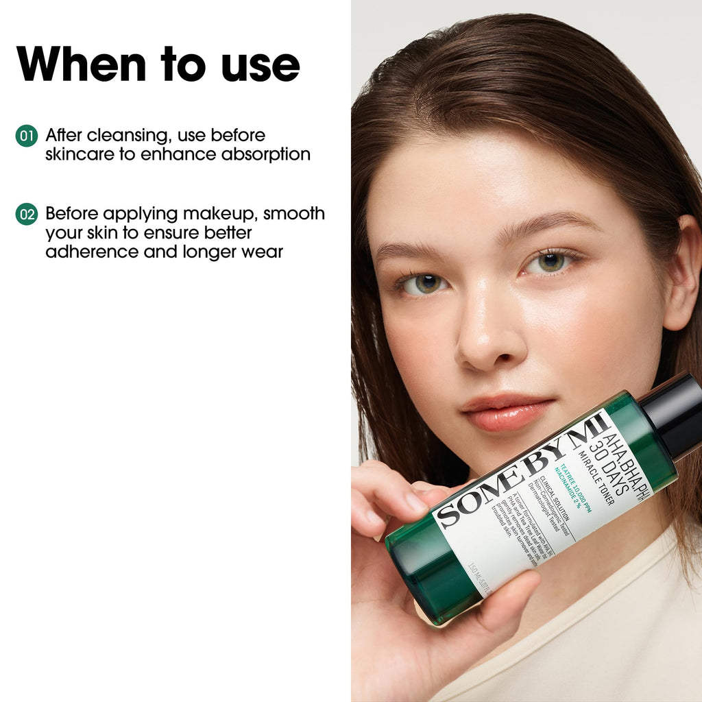 Some By Mi clarifying toner box packaging exterior