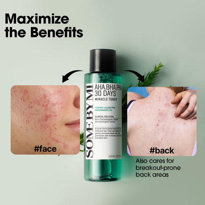 Detailed product label of Some By Mi Miracle Toner