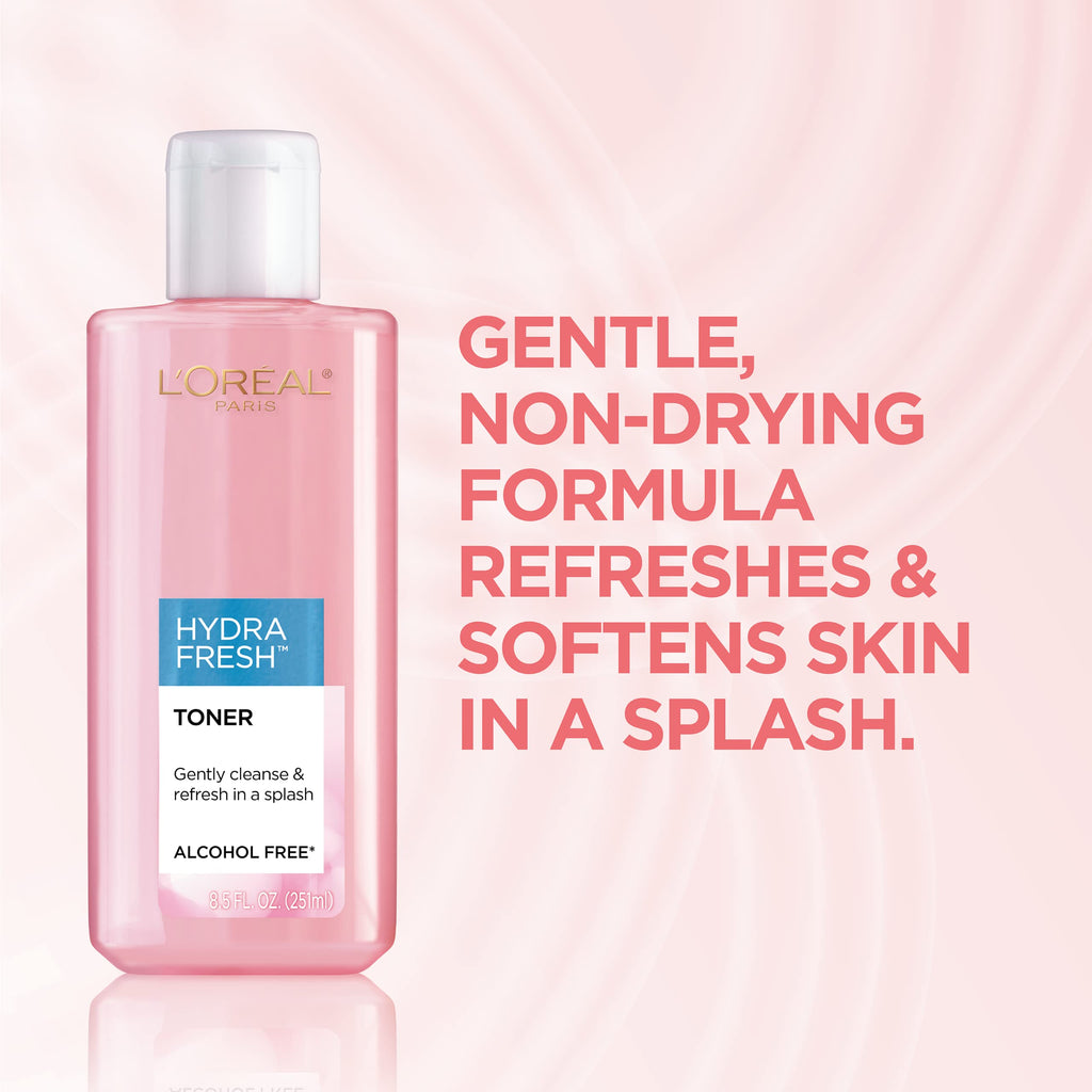 L'Oreal Paris HydraFresh Toner dual pack bottles