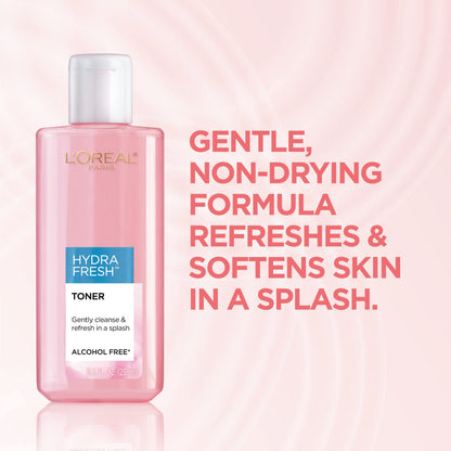 L'Oreal Paris HydraFresh Toner 2 count set packaging