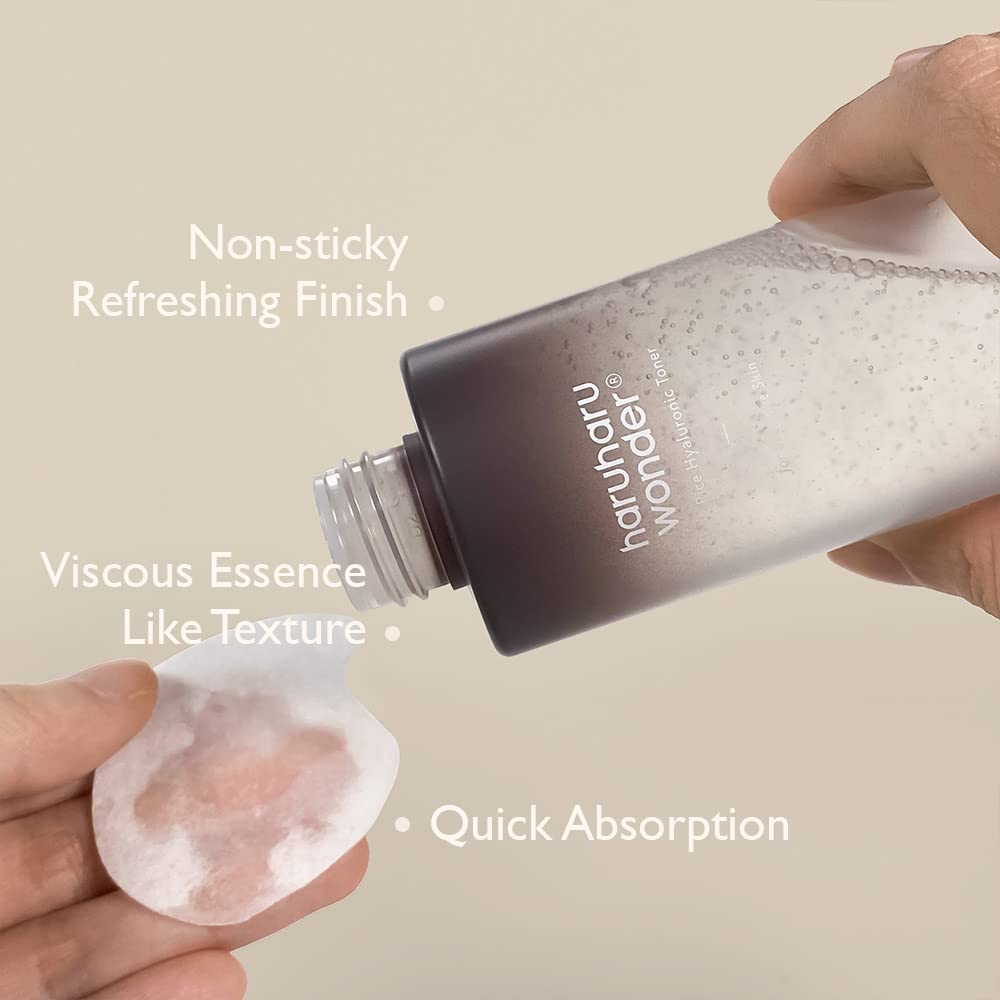 Vegan and cruelty free Korean skincare toner packaging details