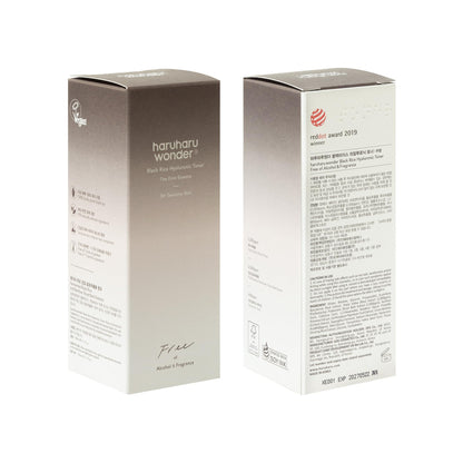 EWG Green ingredient list on HaruHaru sensitive skin toner bottle