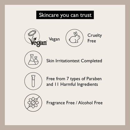 Daily hydrating Korean face toner application step visual