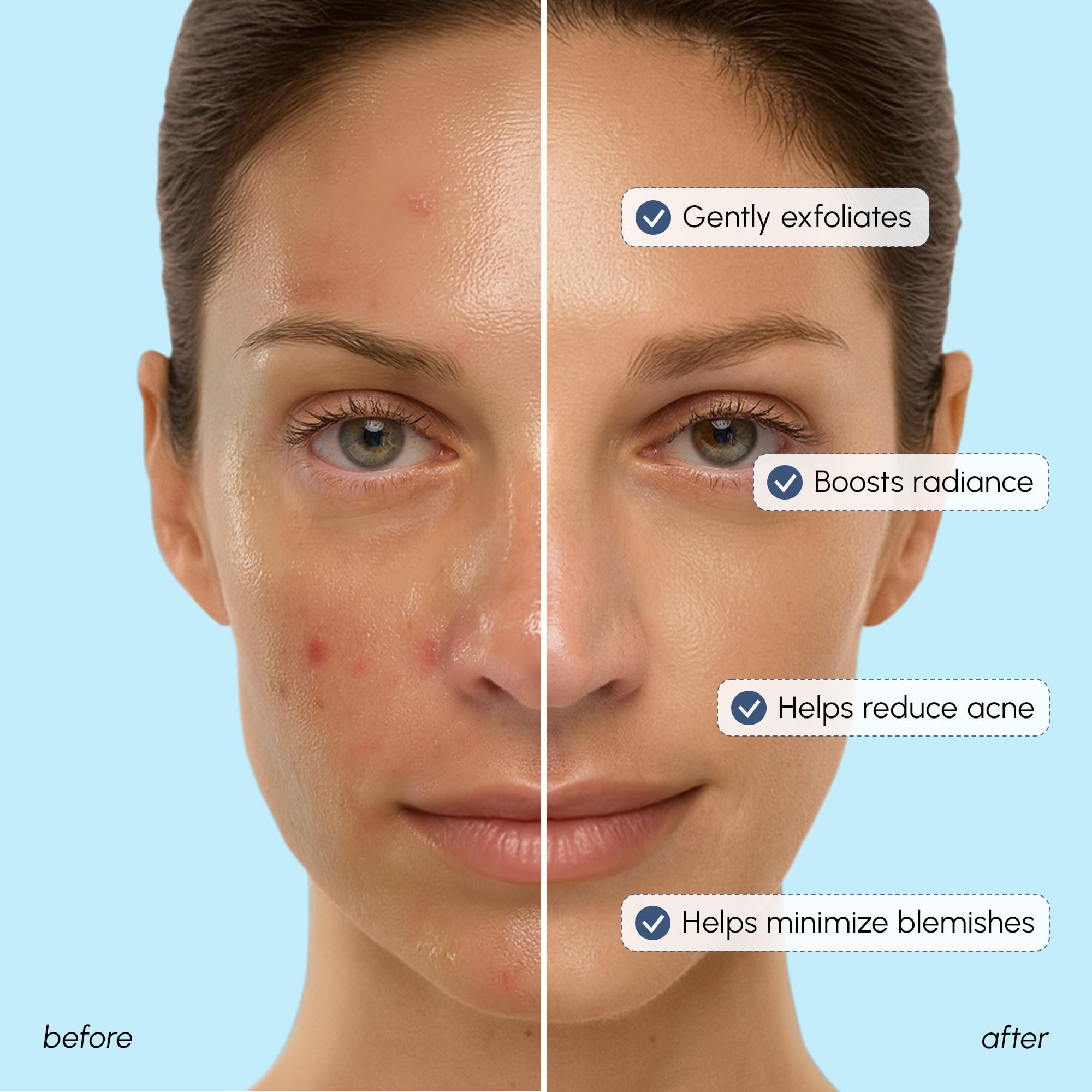 Authentic USA imported MAREE skin peeling solution showing ingredients and marine collagen benefits
