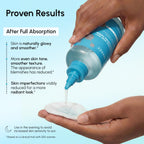 MAREE Glycolic Acid 10 Percent Exfoliating Face Toner back view instructions