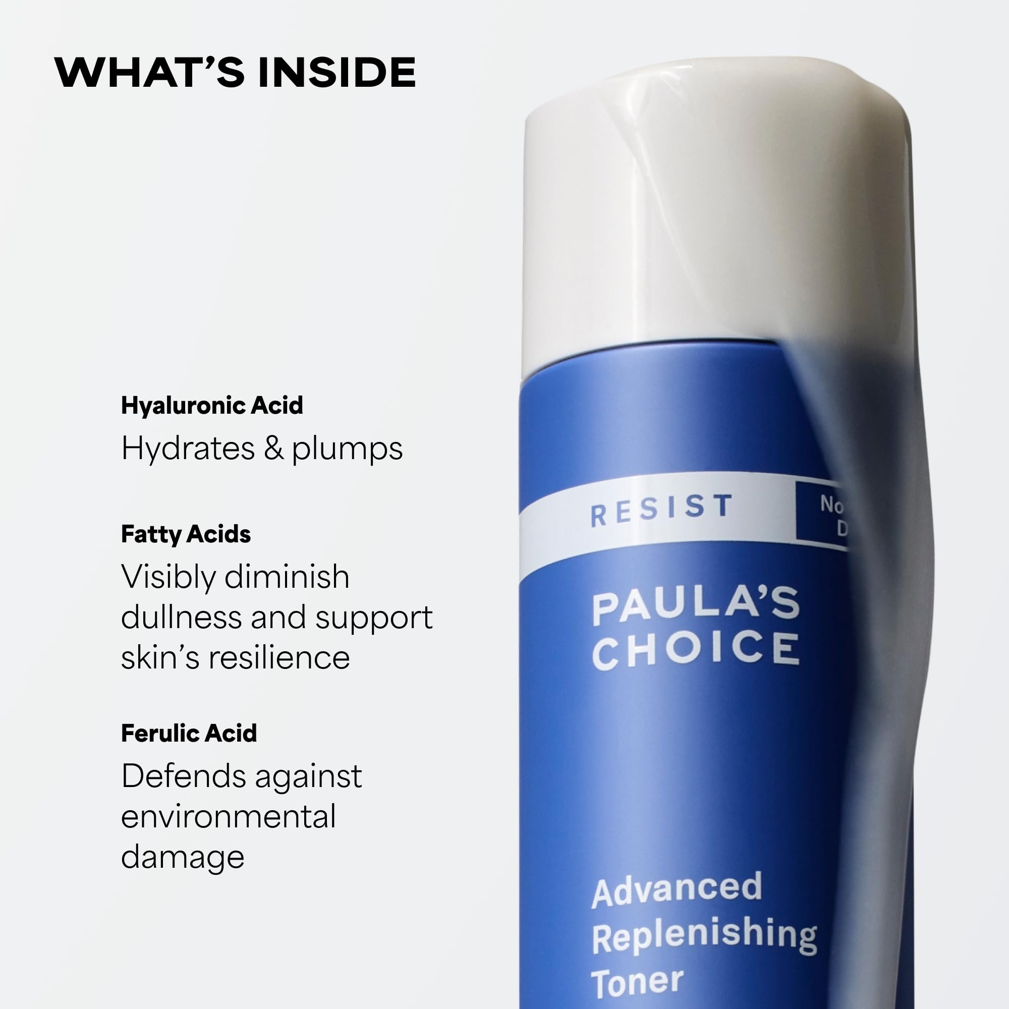 Paula's Choice hydrating toner bottle with hyaluronic acid