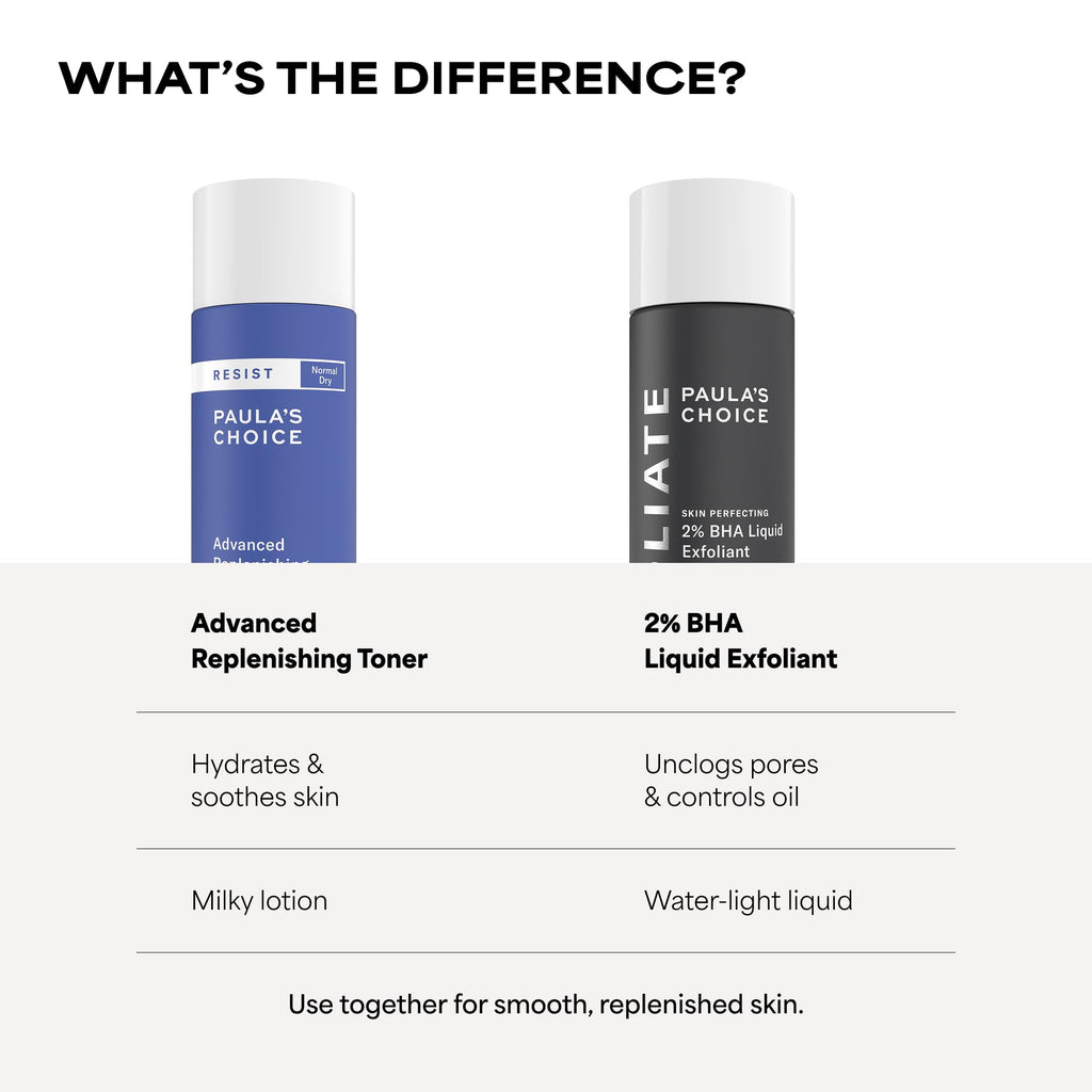 Close up of Paula's Choice 118 milliliter toner packaging