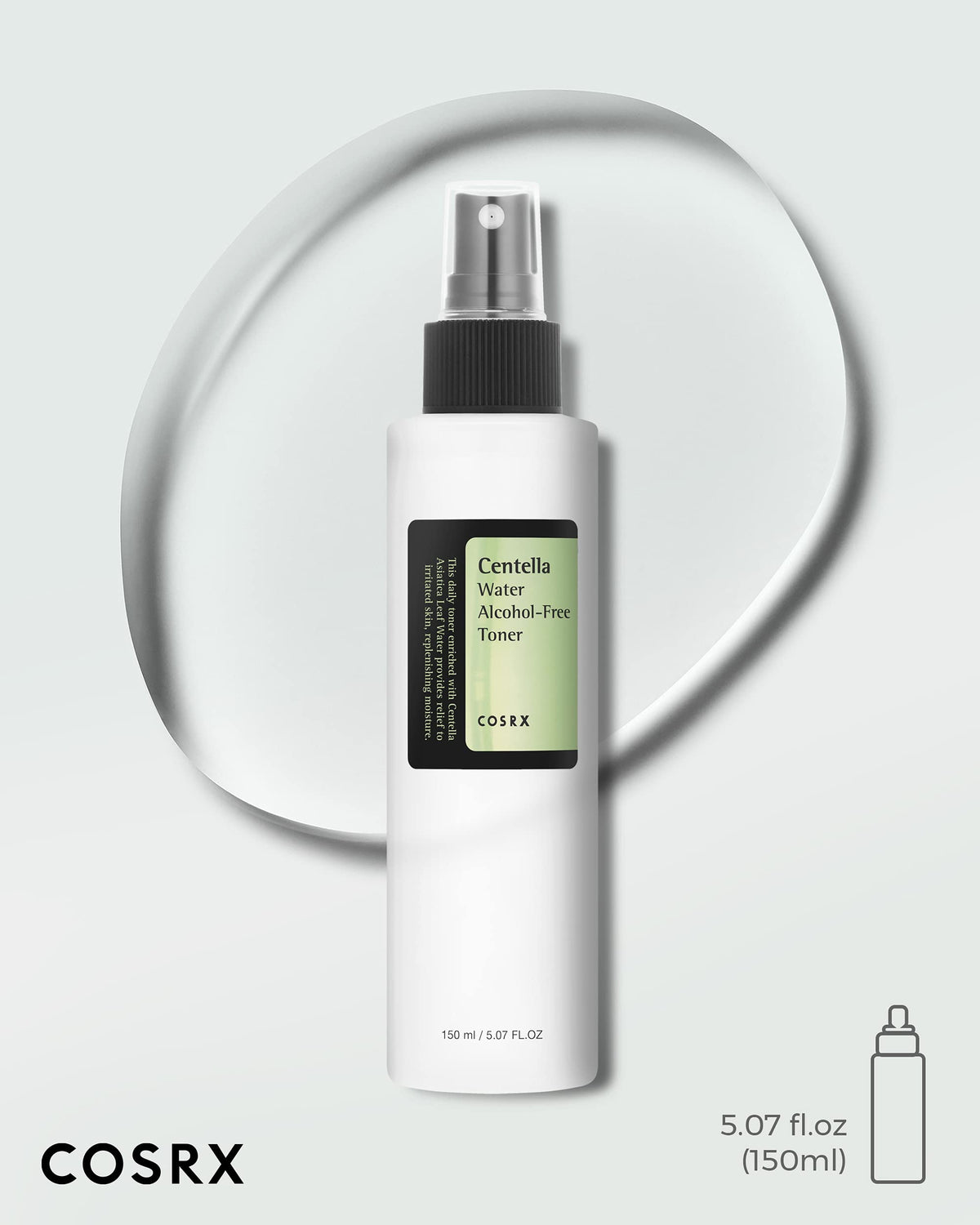 COSRX Centella Water Alcohol Free Toner complete set view