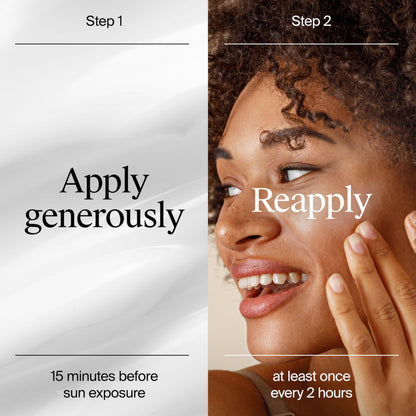 Back label of Neutrogena Clear Face sunscreen showing ingredients
