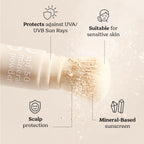 Roe Wellness mineral sunscreen ingredient label and text close up