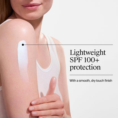 Back label of Neutrogena Ultra Sheer Dry Touch sunscreen