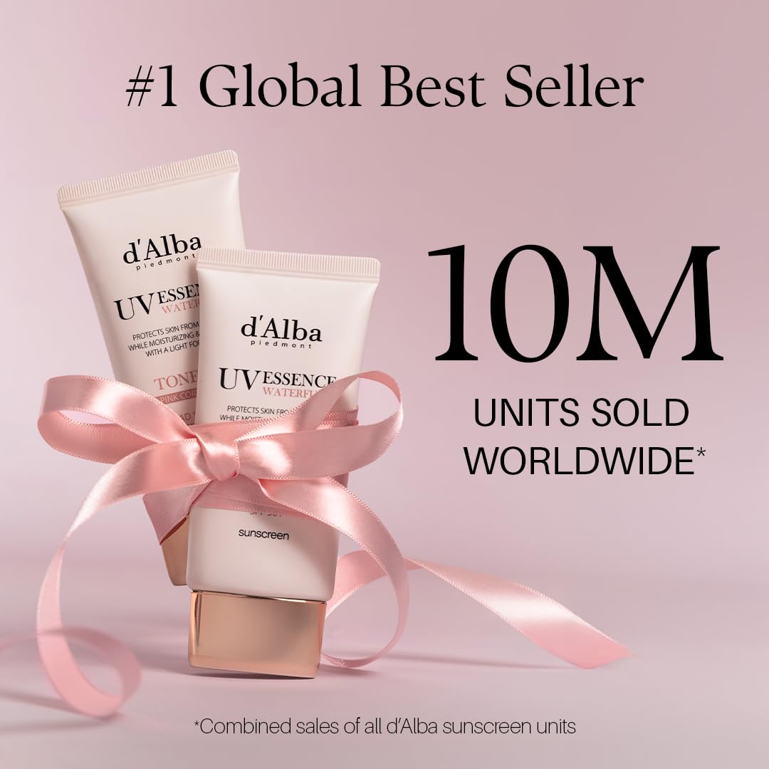 D'alba Piedmont sunscreen serum texture application on hand