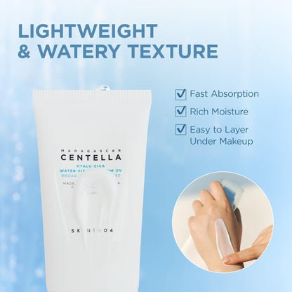Side view of Skin1004 Madagascar Centella sun serum