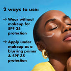 E.l.f. skin invisible SPF back label and ingredient details