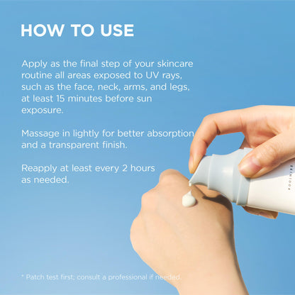 Close up of Skin1004 SPF 50 plus label