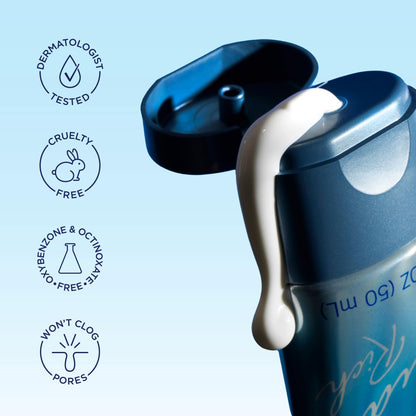 Side view of Bioré UV Aqua Rich 1.7 fluid ounce moisturizer