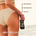 Australian Gold sunscreen applied on skin showing finish