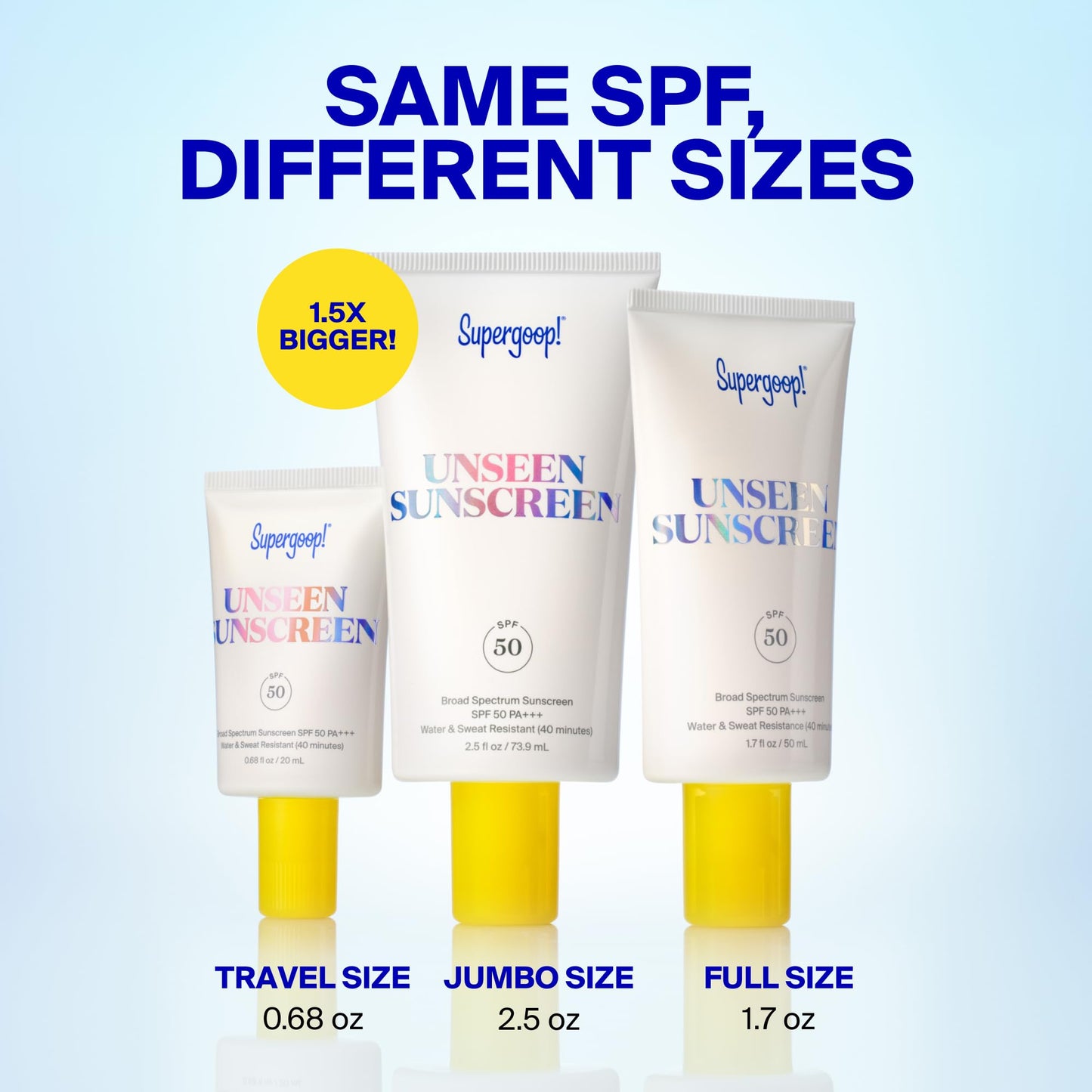 Supergoop Unseen Sunscreen lifestyle product shot