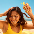 Sun Bum hair sunscreen spray cap and actuator design