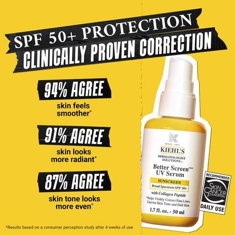 Kiehl's Better Screen UV Serum packaging details