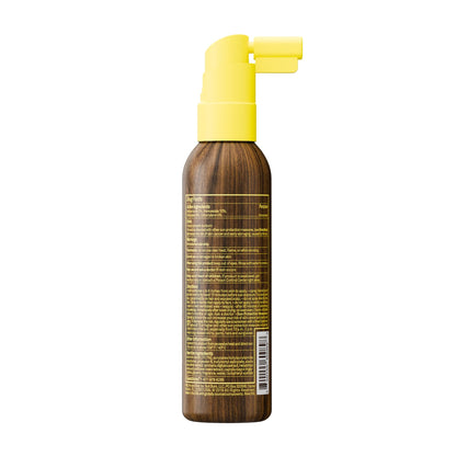 Detailed label view of Sun Bum broad spectrum UVA UVB scalp mist