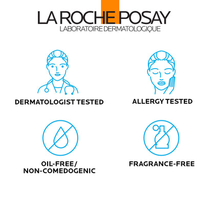 La Roche-Posay Anthelios broad spectrum SPF 60 face sunscreen cap details