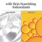 Neutrogena sunscreen spray demonstrated on oily skin type