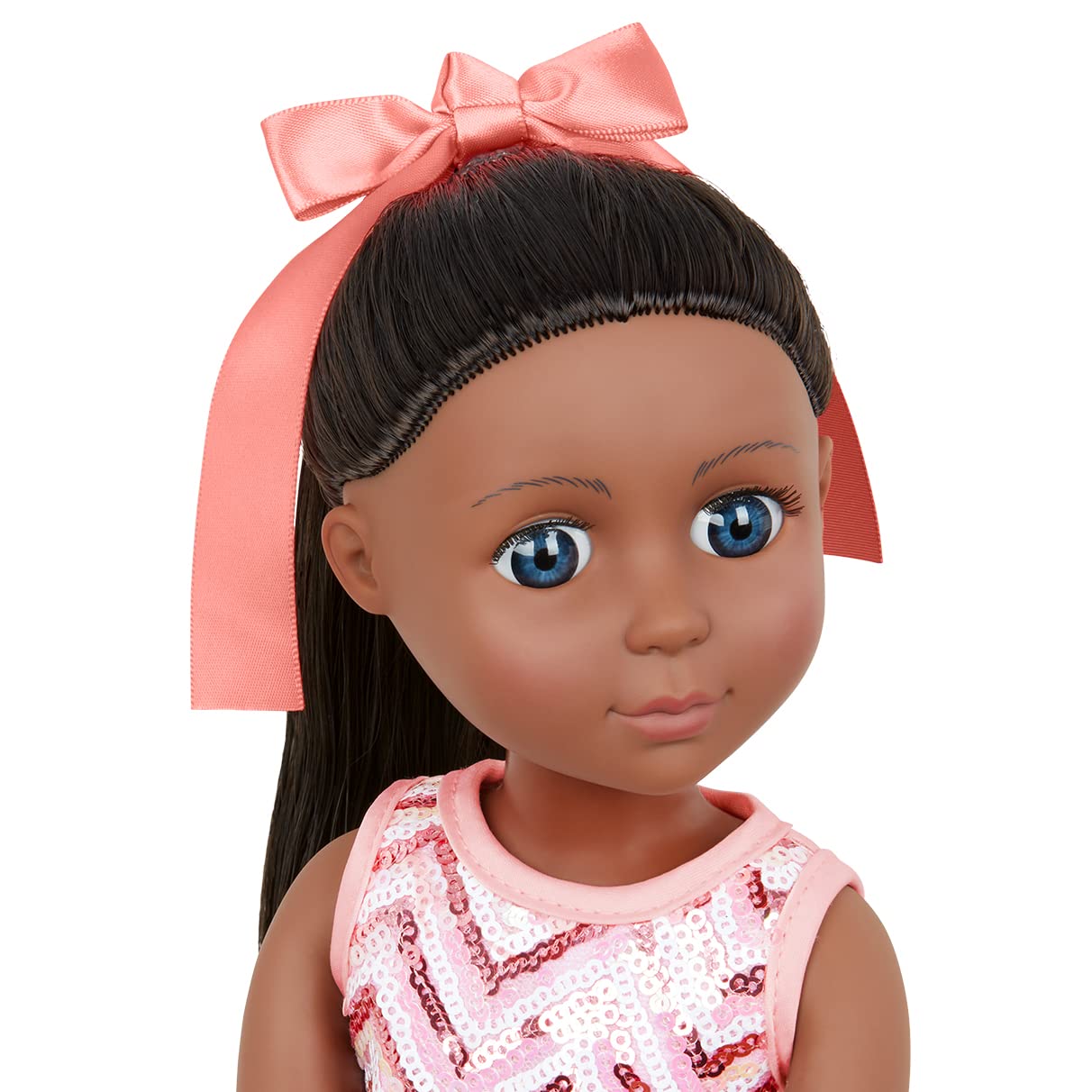 Glitter Girls fashion outfit demonstrating the easy open closures for kids