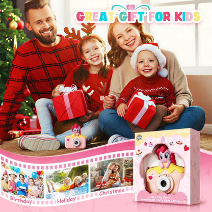 Hasbro children holiday gift box packaging containing the multi functional MP3 player toy camera
