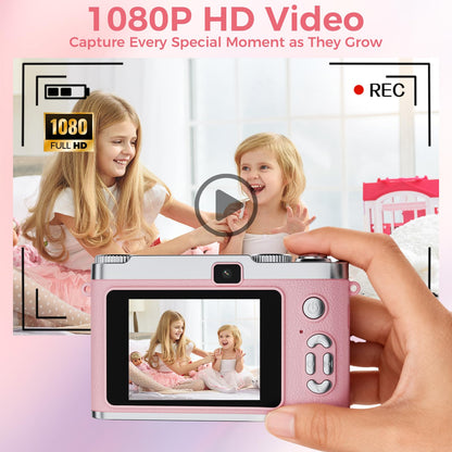 Zyxva toddler high definition video camera showcasing the 2.4 inch clear display panel