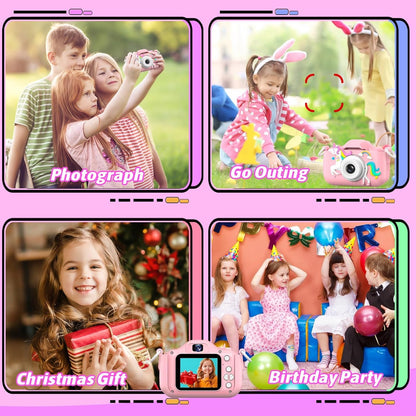 Mgaolo kids electronic media toy illustrating the built in puzzle games menu on screen