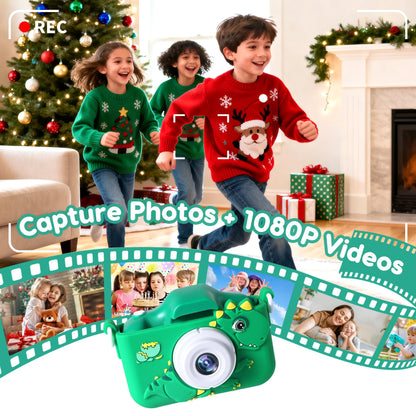 Kidz Kamz kids photography toy side view highlighting the micro storage card installation slot.