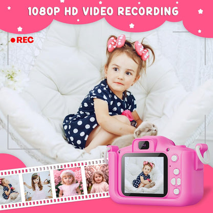 Wembley portable educational toy camera package with shoulder strap accessory