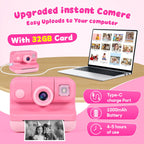 Elecoutek hard shell unicorn carrying bag with protective strap for kids camera