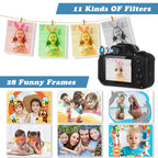 Zeacool digital camera for kids being held by child showing its compact lightweight size