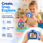 Tyseoome toddler camera rear view displaying the two inch screen