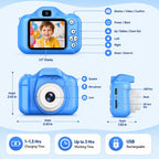 Tyseoome children video camcorder with included thirty-two gigabyte memory card