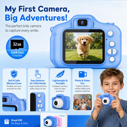Tyseoome premium kids gadget illustrating built-in frame effects interface