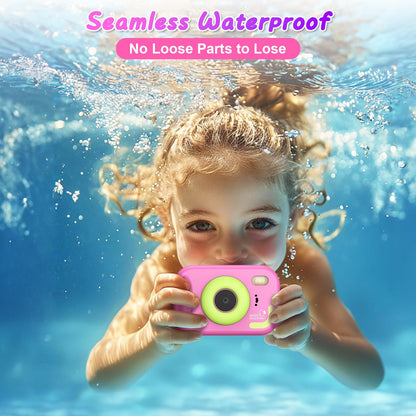 Uffylle children underwater digital camera being used safely inside a swimming pool by a child